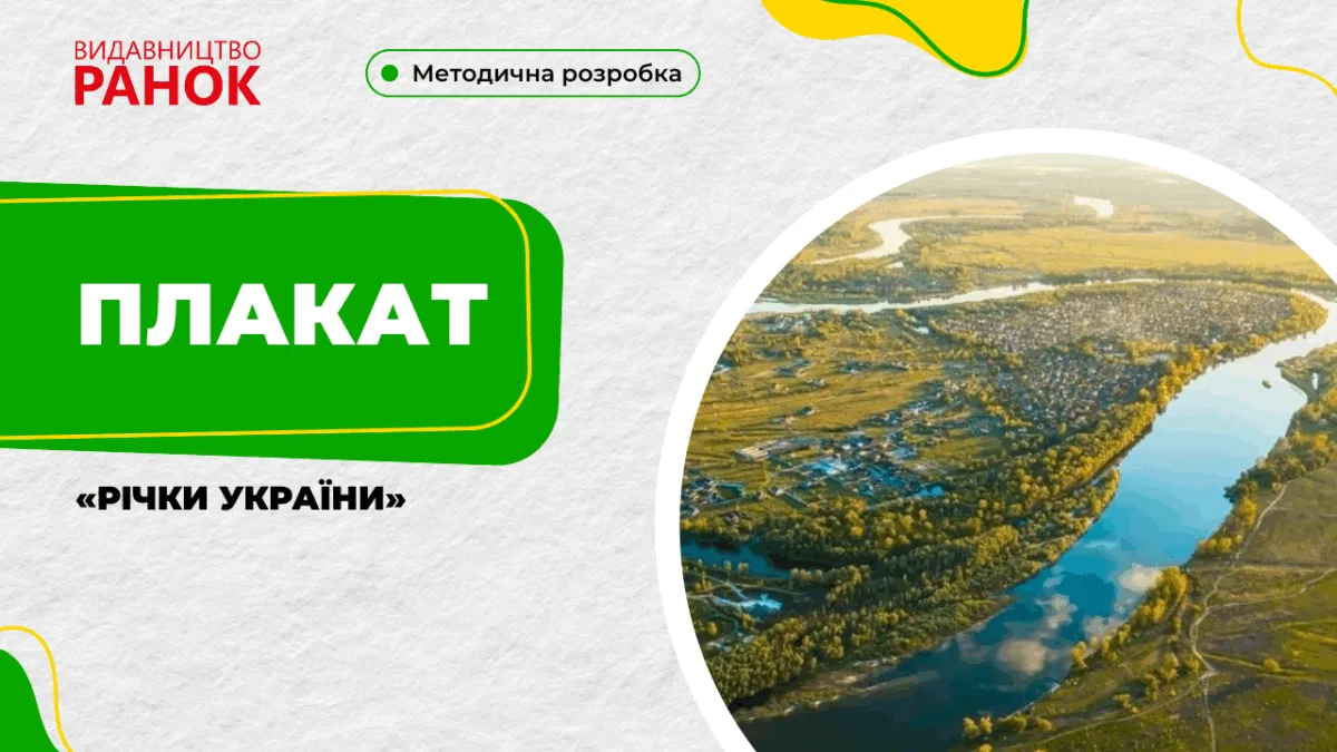 Плакат «Річки України»