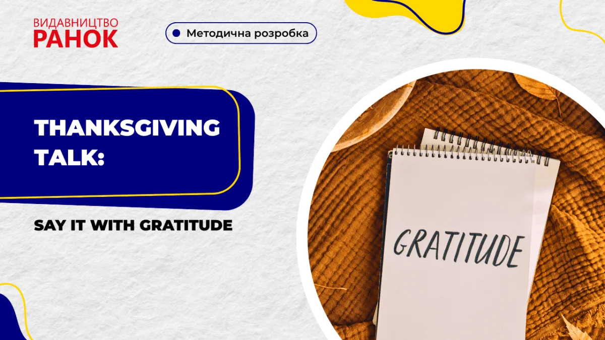 Thanksgiving Talk: Say It with Gratitude