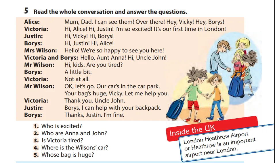 Англійська мова 5, 6 клас